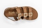 Flatforms Dione top , Χειροποίητα δερμάτινα σανδάλια με αντιολισθητική σόλα