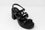 Heels Dido, Γυναικεία αρχαιοελληνικά πέδιλα με χρυσά διακοσμητικά