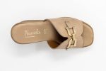 Mules Coralia top, Γυναικεία σανδάλια ,Coralia με λεπτομέρειες πλεξίματος,Άνετα καλοκαιρινά σανδάλια για γυναικες