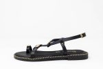 Sandal Nefertiti side2, σανδαλια μαυρα, σανδάλια με λουρακι