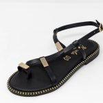 Sandal Nefertiti,σανδαλια μαυρα, σανδάλια με λουρακι