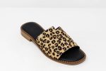 Sandal Sarabi Γυναικεία σανδάλια σε animal print με gel πατάκι